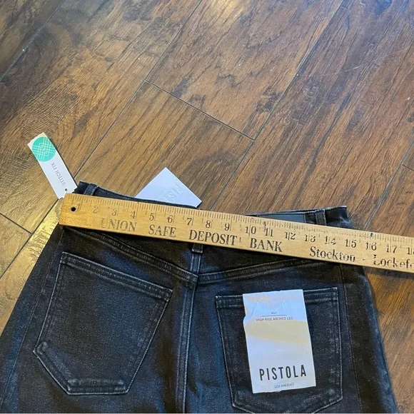 pistola Black Cropped Straight Crop Jeans - Picture 11 of 11